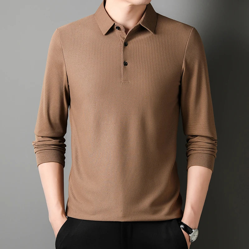 Polo Mónaco, de Manga larga casual e informal