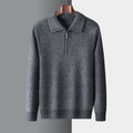 Jersey "Cashmere Alp" – Cuello Alto Cremallera, Lana de Alpaca