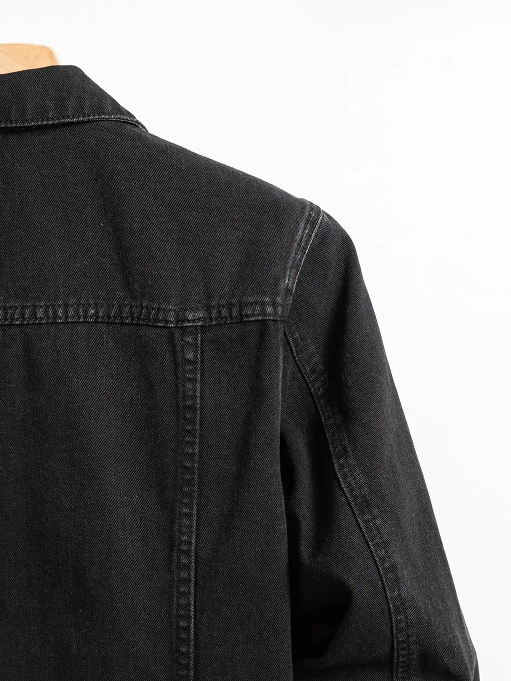 Chaqueta Vaquera "Denim City" – Mezclilla Negra Hombre
