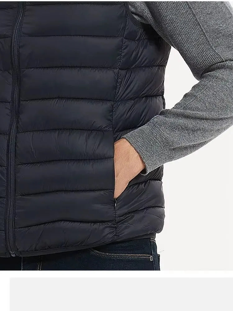 Chaleco Acolchado "Alpine" – Cuello Alto, Sin Mangas