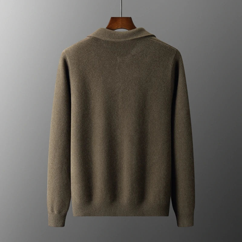 Cárdigan "Merino Prestige" – Lana 100%, Botonadura Grueso