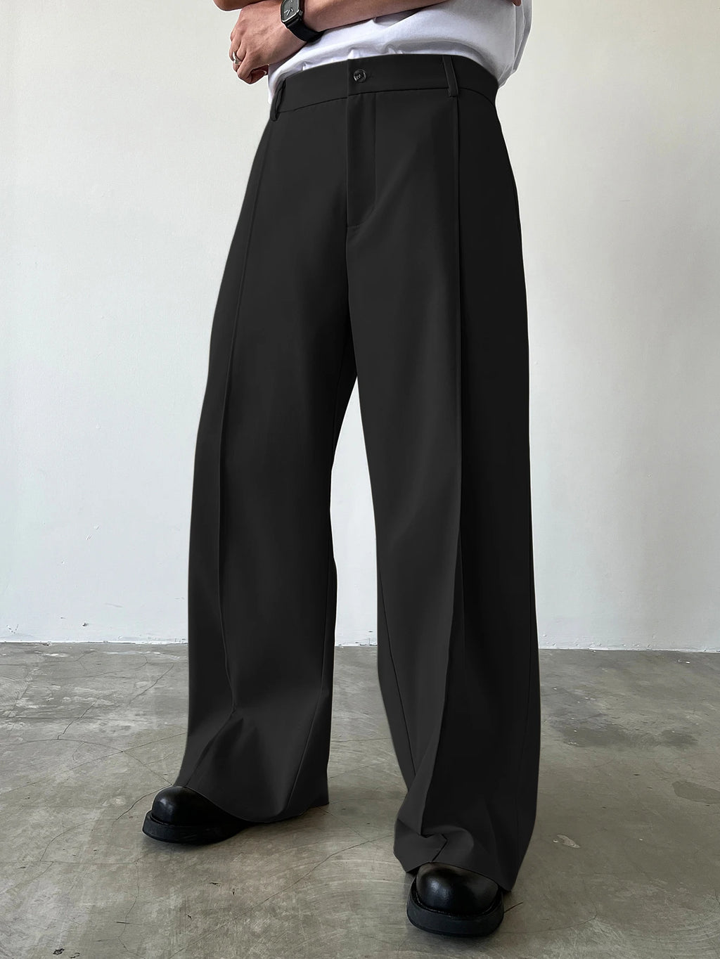 Pantalón Clux - Traje Cintura Alta Pierna Ancha