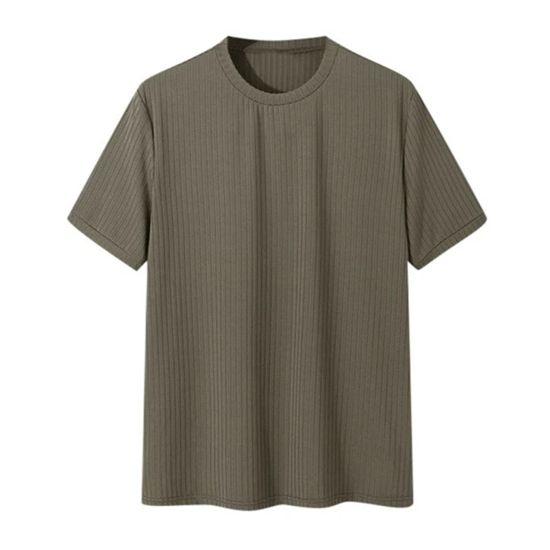 Camiseta Drapeada Manga corta – Punto Ligero, Holgada