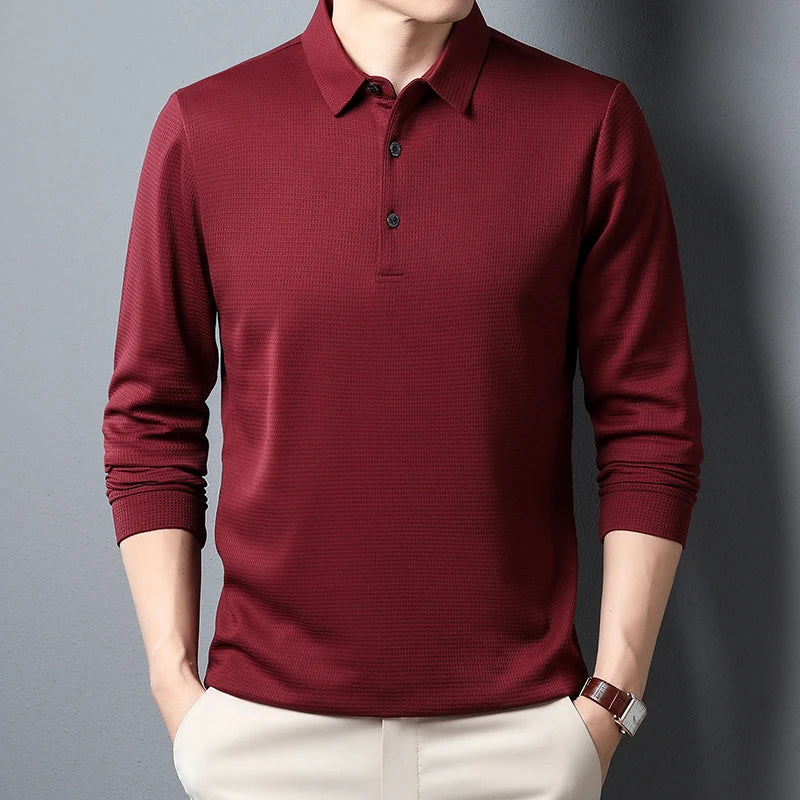 Polo Mónaco, de Manga larga casual e informal