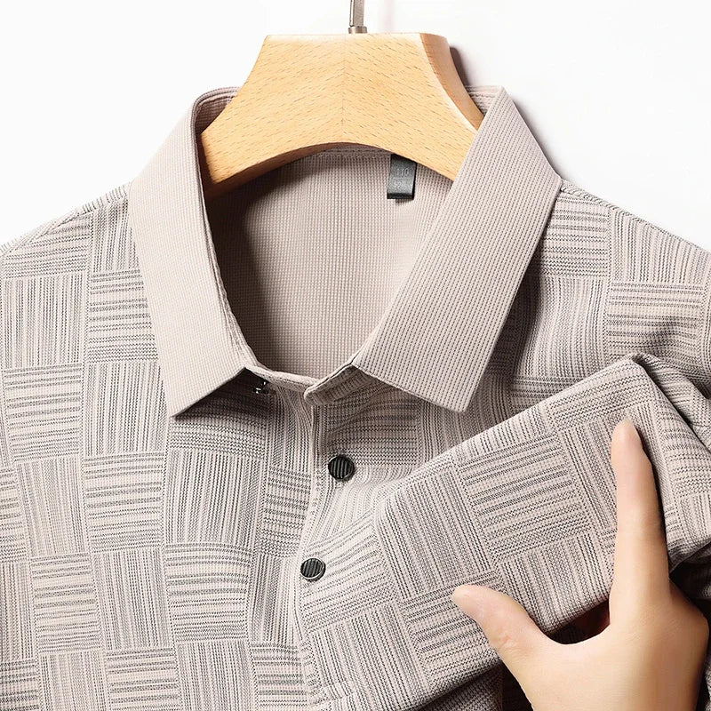 Polo Luxe Hombre – Corte Business Casual, Transpirable