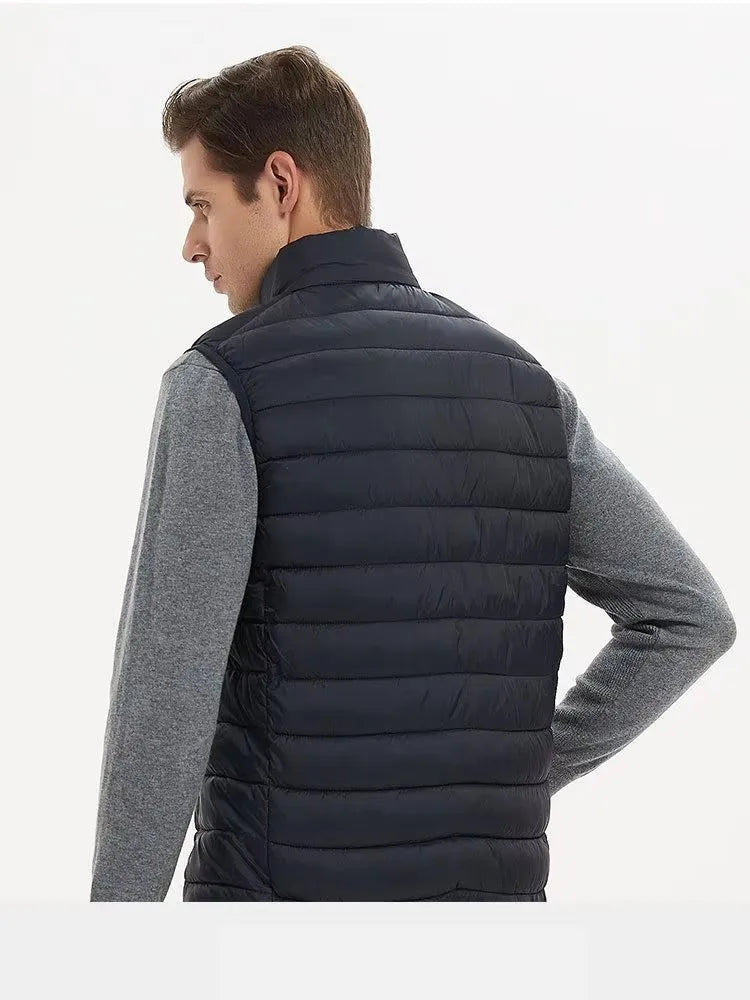 Chaleco Acolchado "Alpine" – Cuello Alto, Sin Mangas