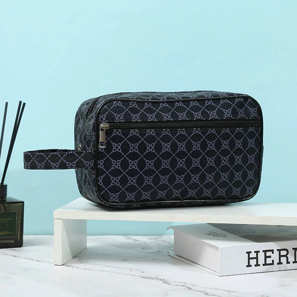 Bolso de mano para Hombre "Monogram" – Piel Sintética Vintage