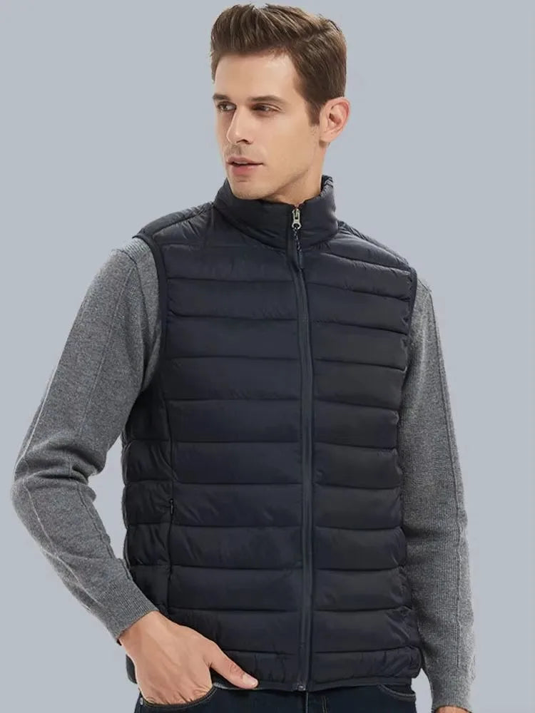 Chaleco Acolchado "Alpine" – Cuello Alto, Sin Mangas