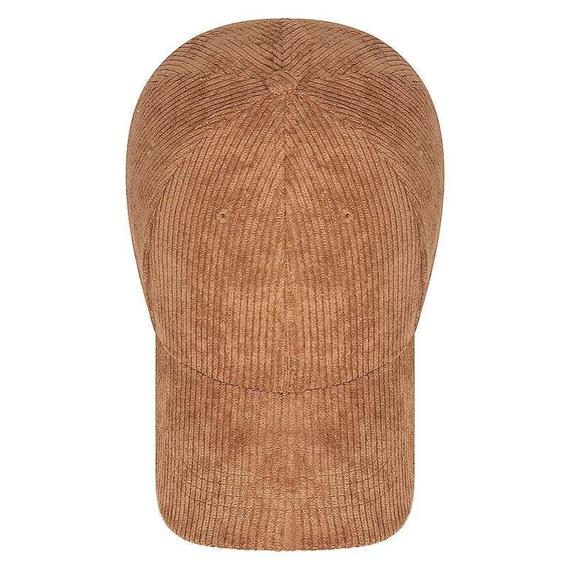 Gorra Duckbill de Pana Color Sólido para Hombre