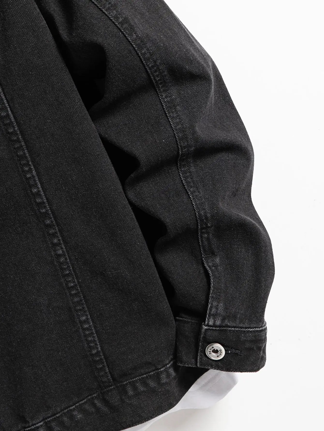 Chaqueta Vaquera "Denim City" – Mezclilla Negra Hombre