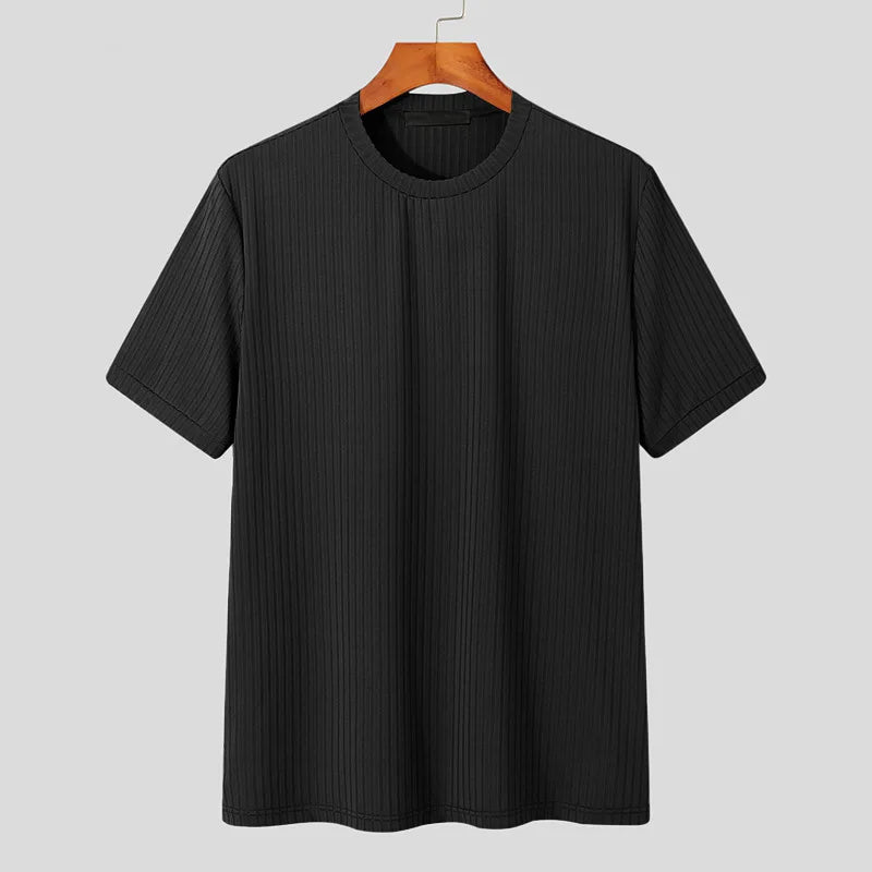 Camiseta Drapeada Manga corta – Punto Ligero, Holgada