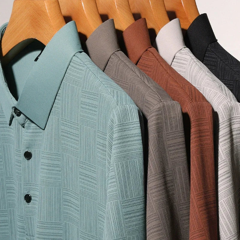 Polo Luxe Hombre – Corte Business Casual, Transpirable