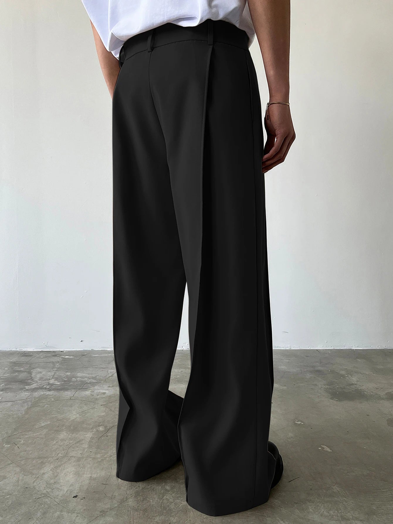 Pantalón Clux - Traje Cintura Alta Pierna Ancha