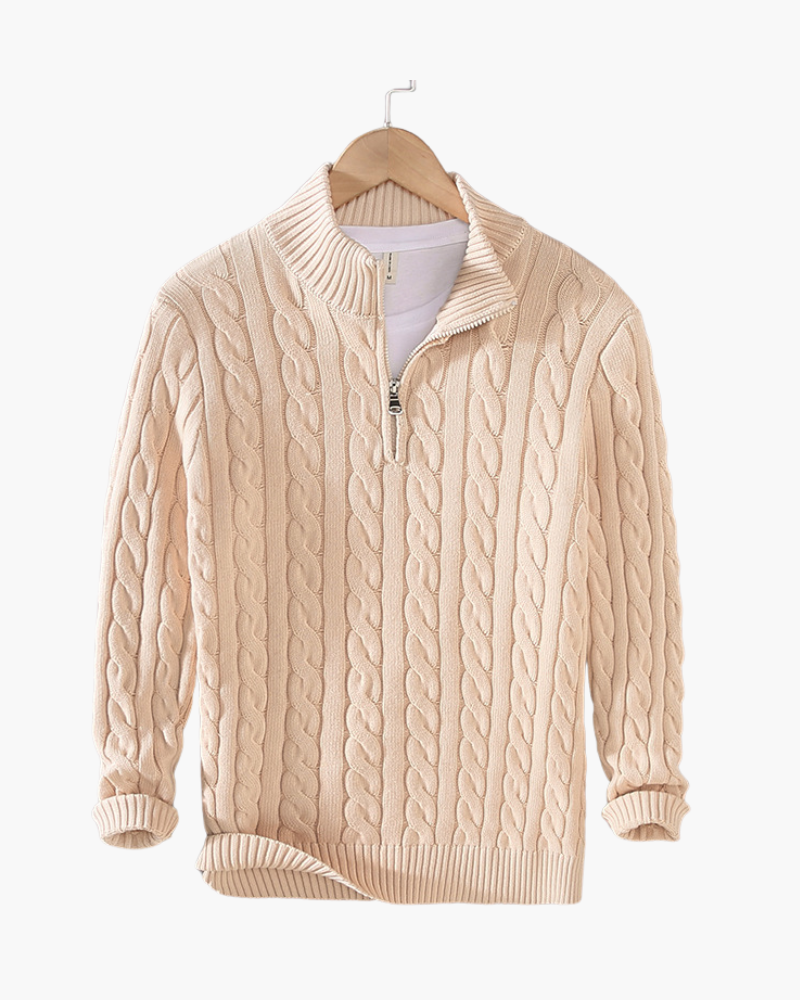Glamm | Knit Sweater with Zipper
