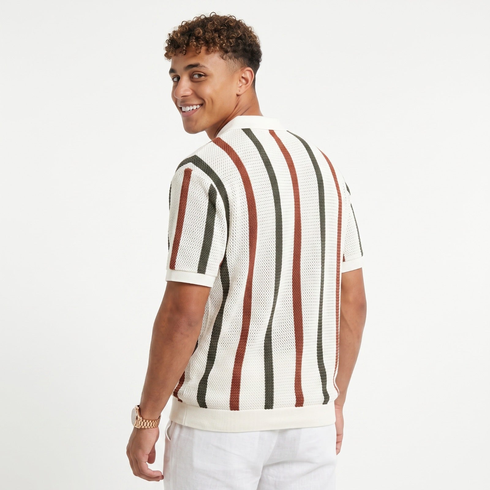 Harbour Club Polo - Polo Rayado Elegante.