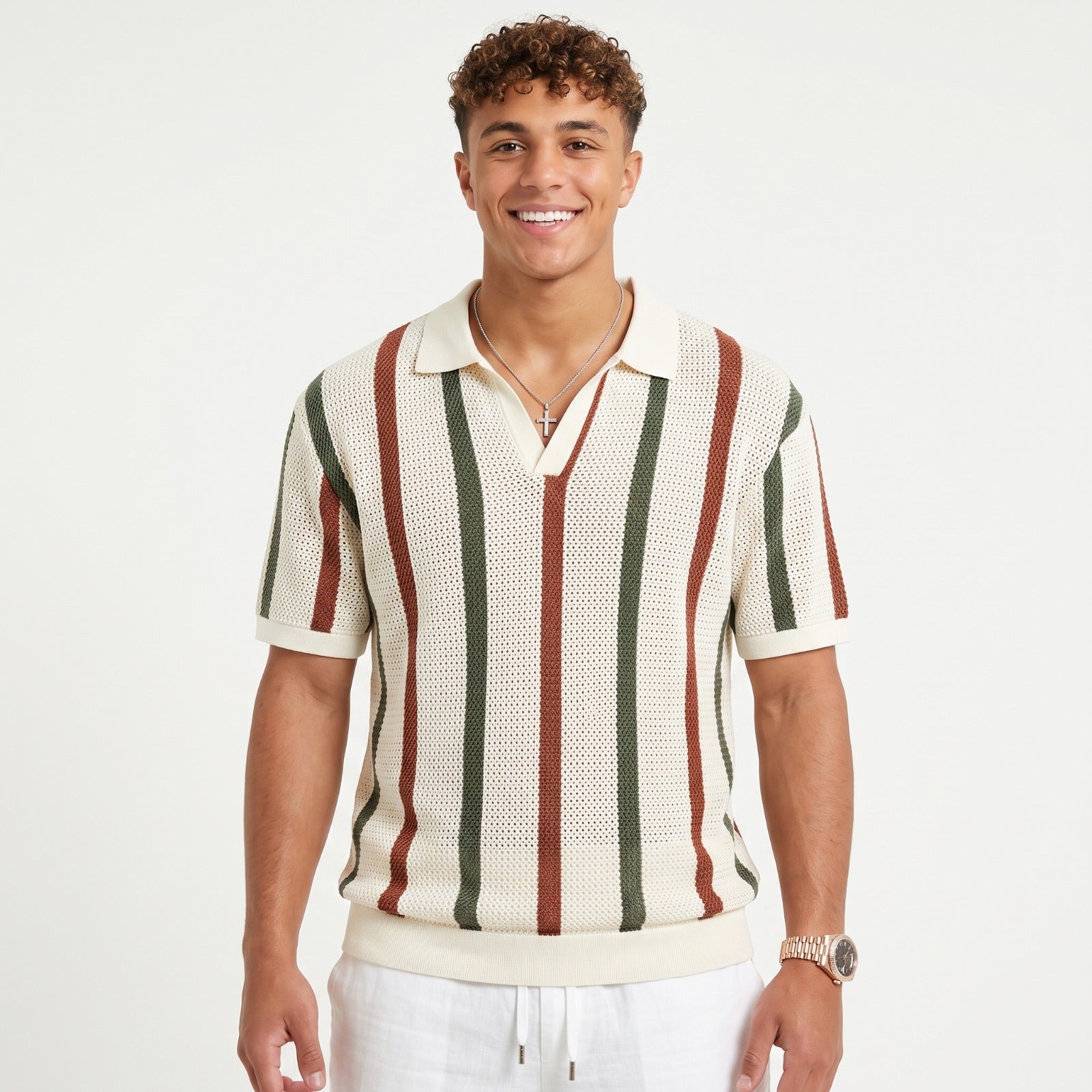 Harbour Club Polo - Polo Rayado Elegante.