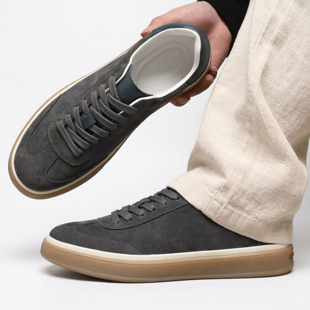 Baskets décontractées en daim pour homme
