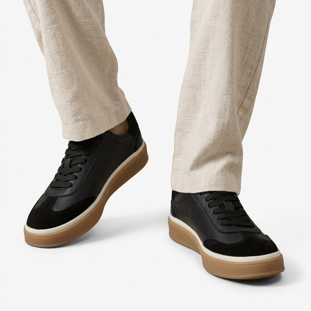 Baskets décontractées en daim pour homme