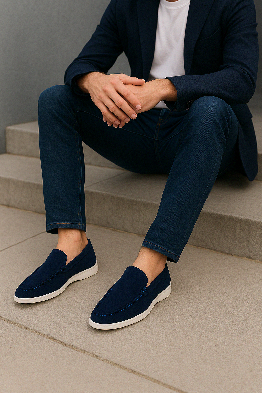 Mocasines de ante Chic