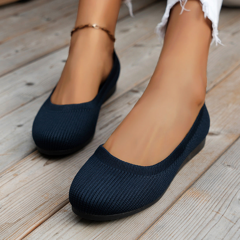 Amélie | Zapatos ortopédicos planos sin cordones con diseño cerrado