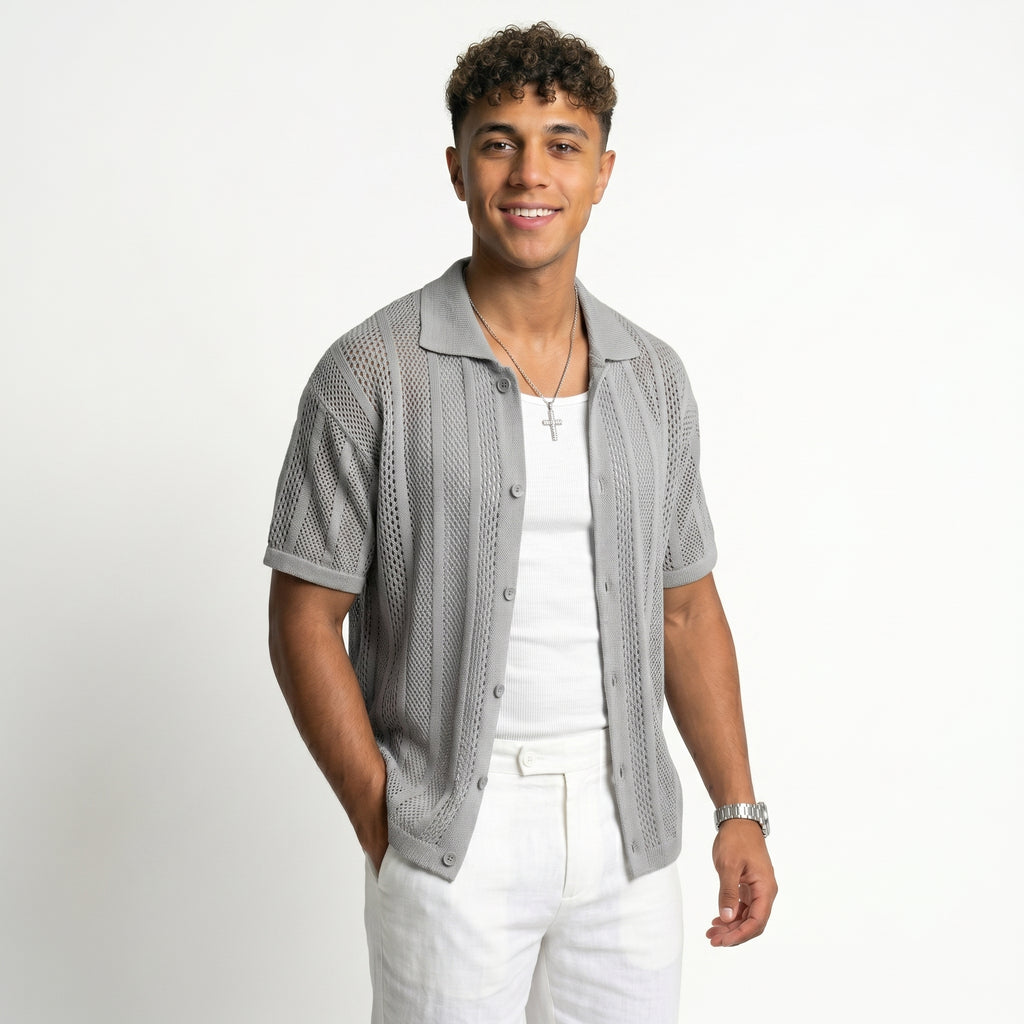 Cardigan Riviera de Punto – Transpirable y Estilo Premium