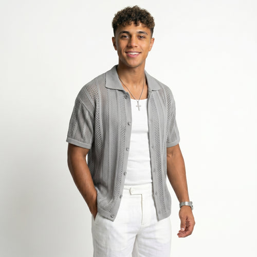 Cardigan tricoté Riviera – Respirant et au style premium