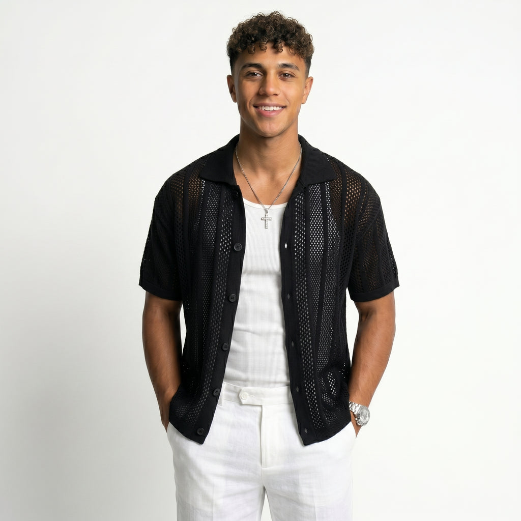 Cardigan Riviera de Punto – Transpirable y Estilo Premium