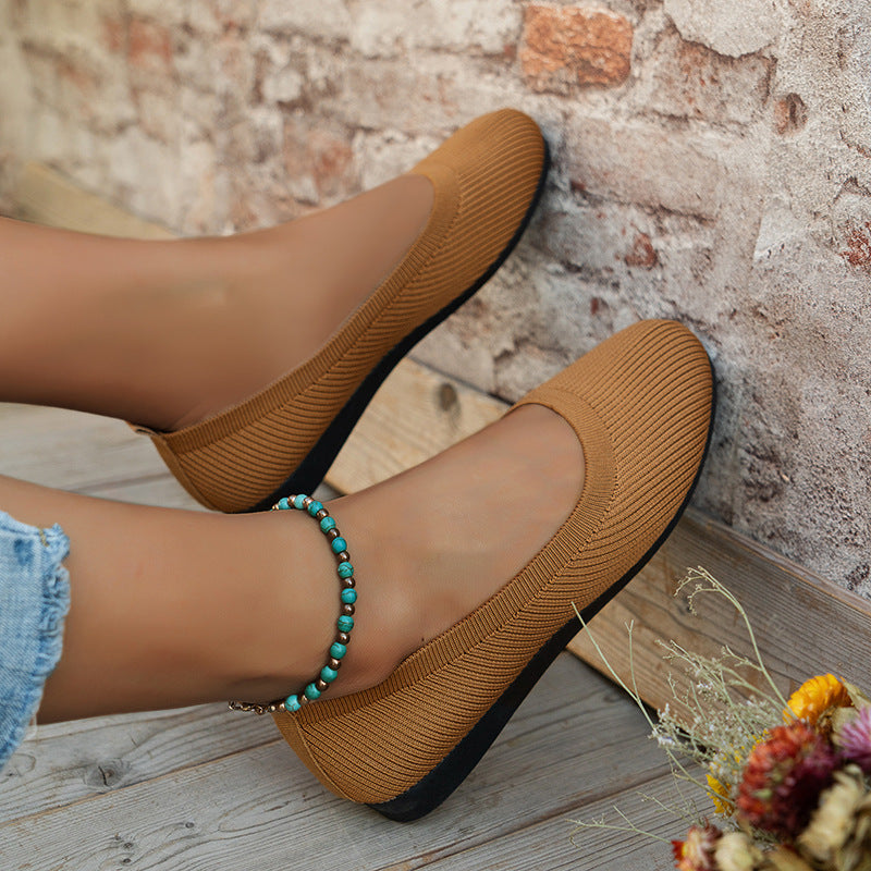 Amélie | Zapatos ortopédicos planos sin cordones con diseño cerrado