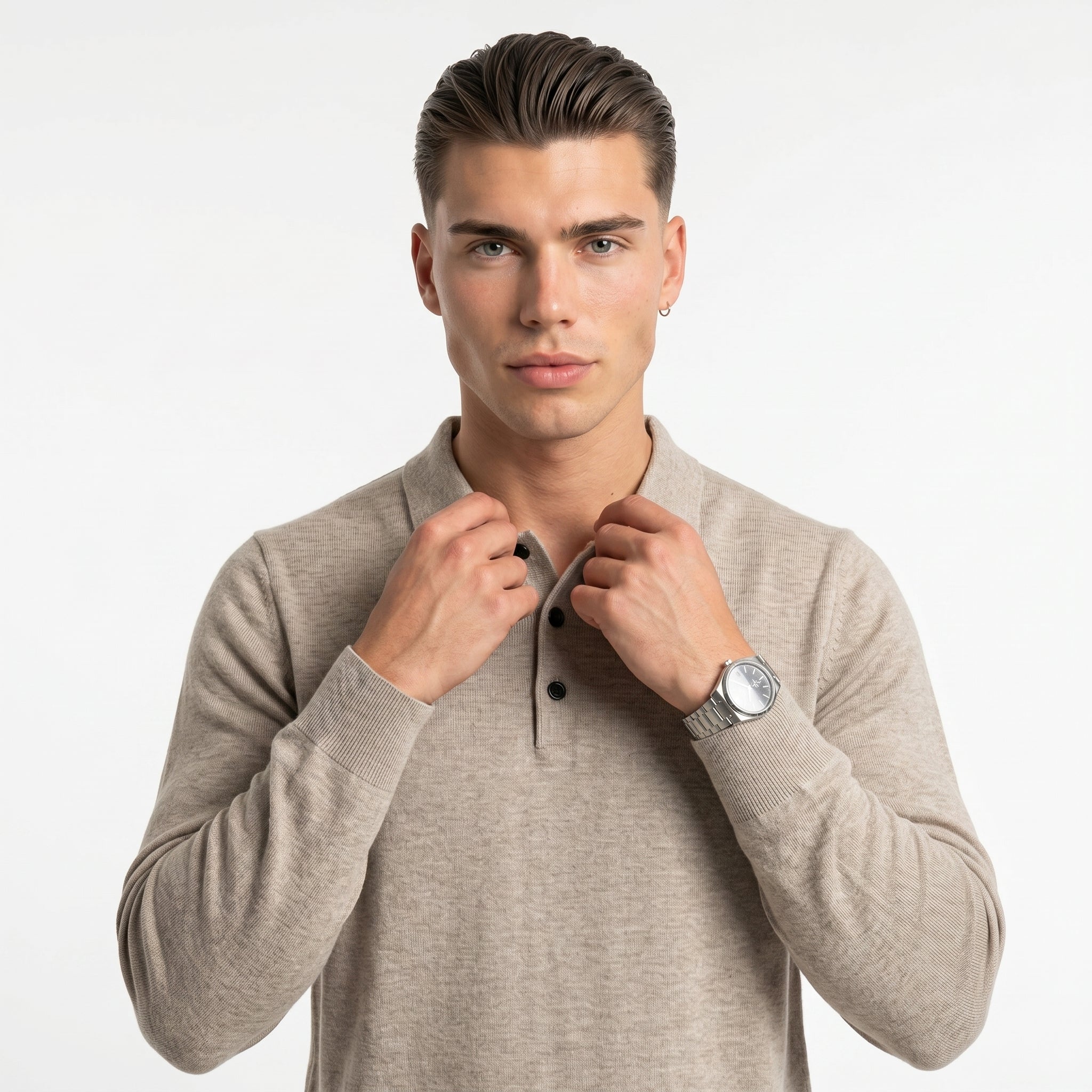 Polo KNIT VALENTINO Melange