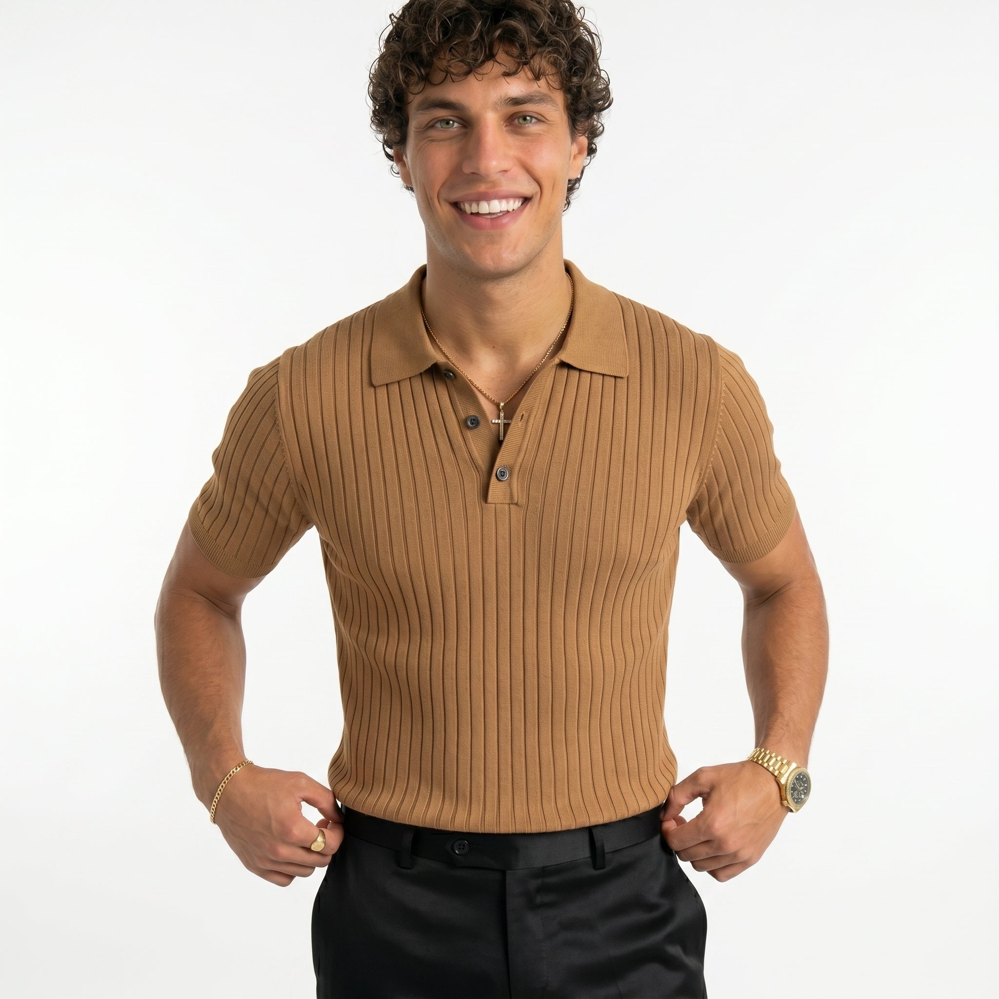 Polo Tokio Rayado – Estilo Minimalista de Verano