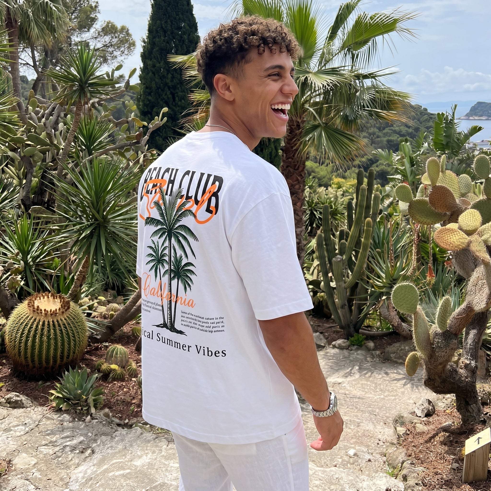 Camiseta Malibu Vintage – Estampado Premium