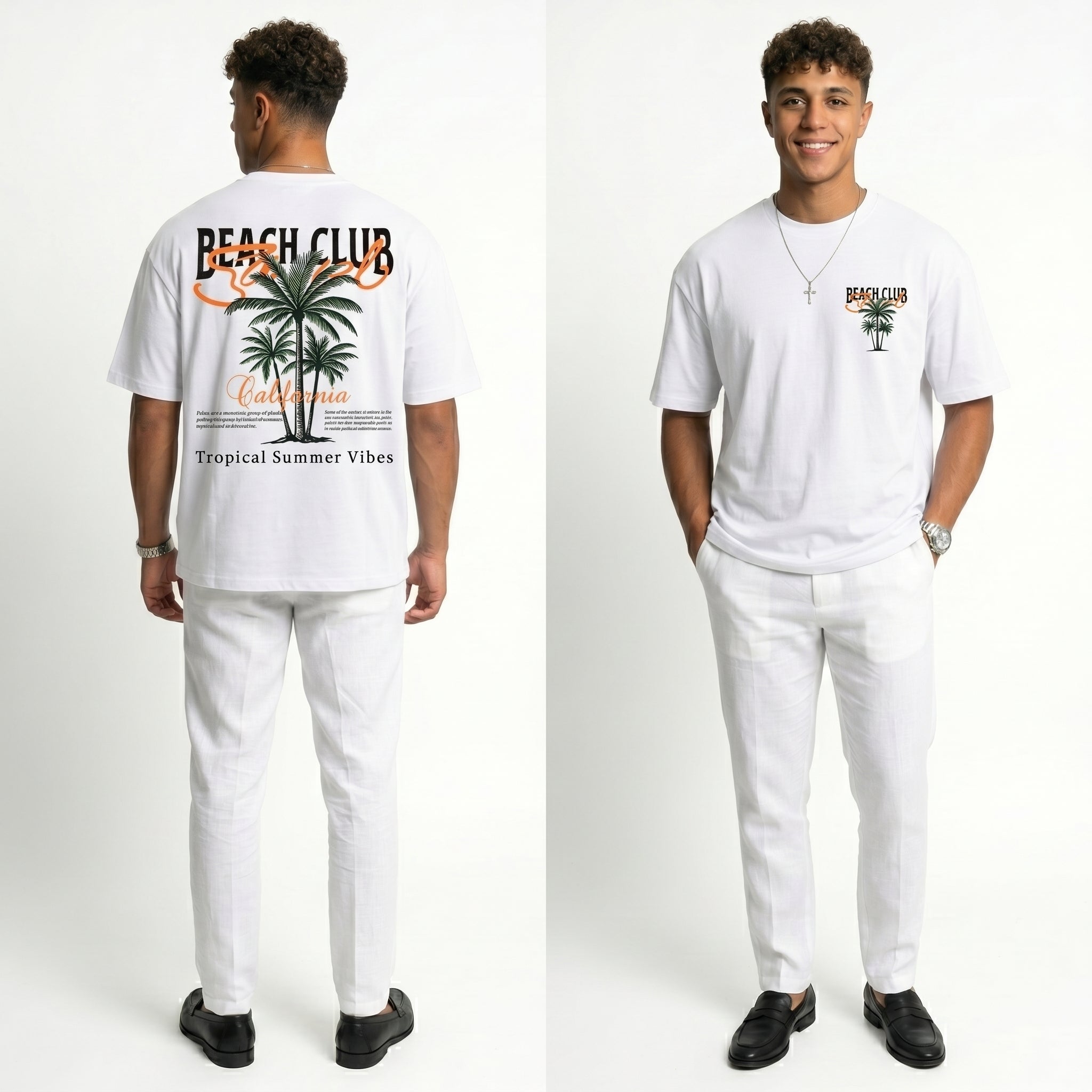 Camiseta Malibu Vintage – Estampado Premium