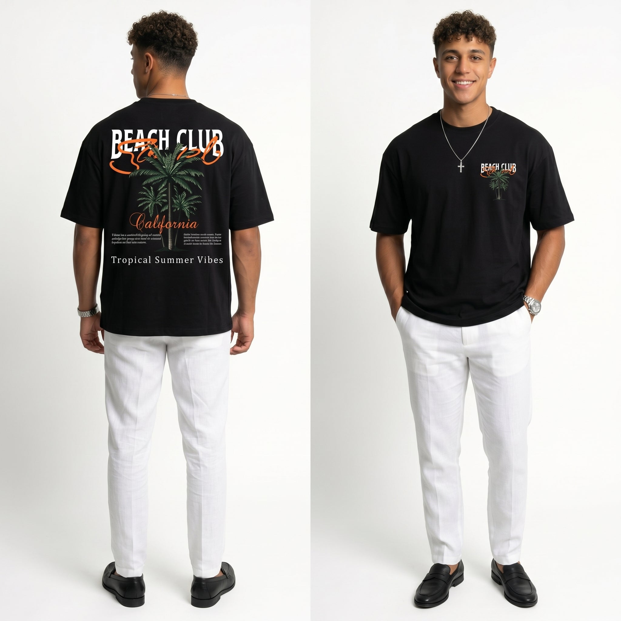 Camiseta Malibu Vintage – Estampado Premium