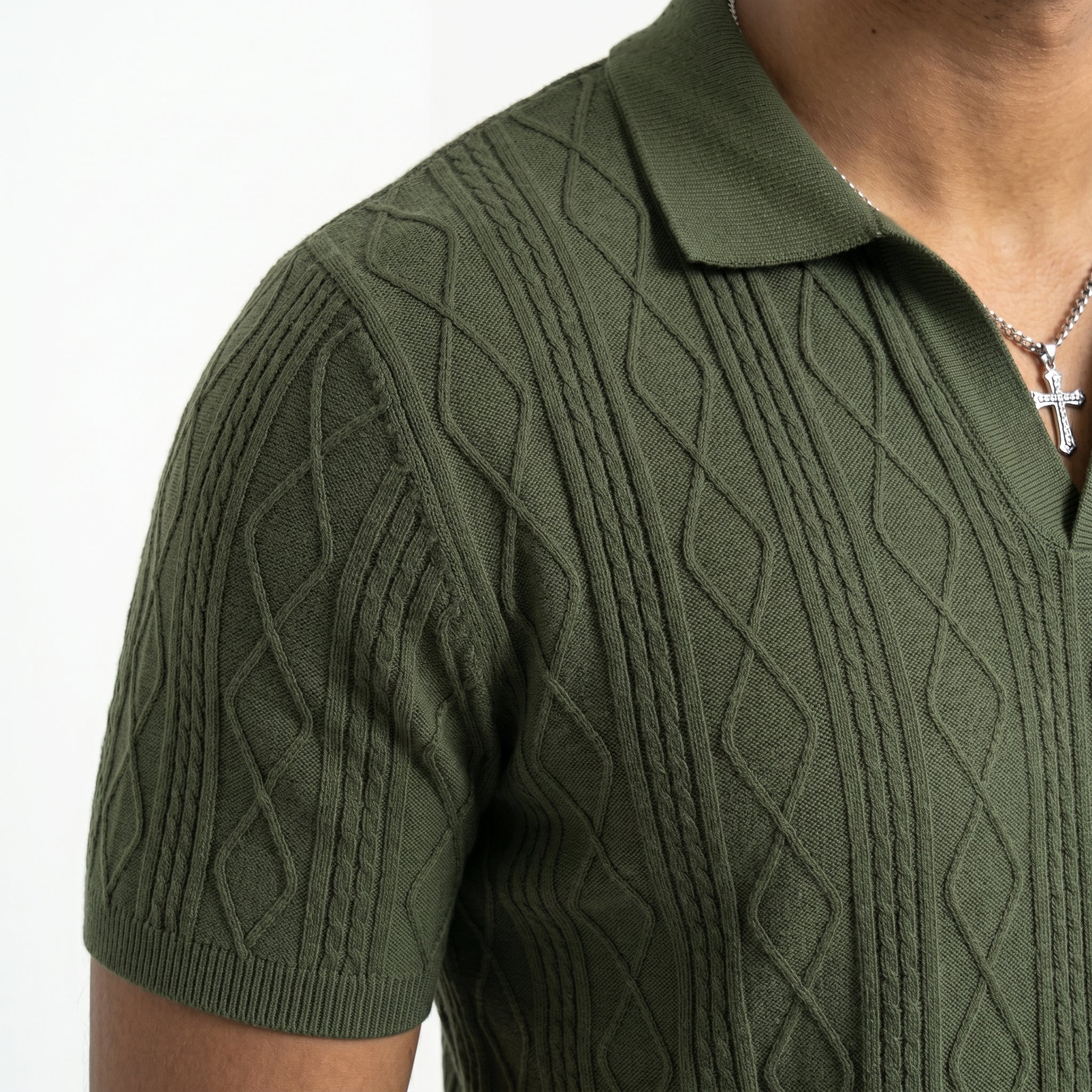Polo Retro Riviera – Textura Premium y Estilo Transpirable