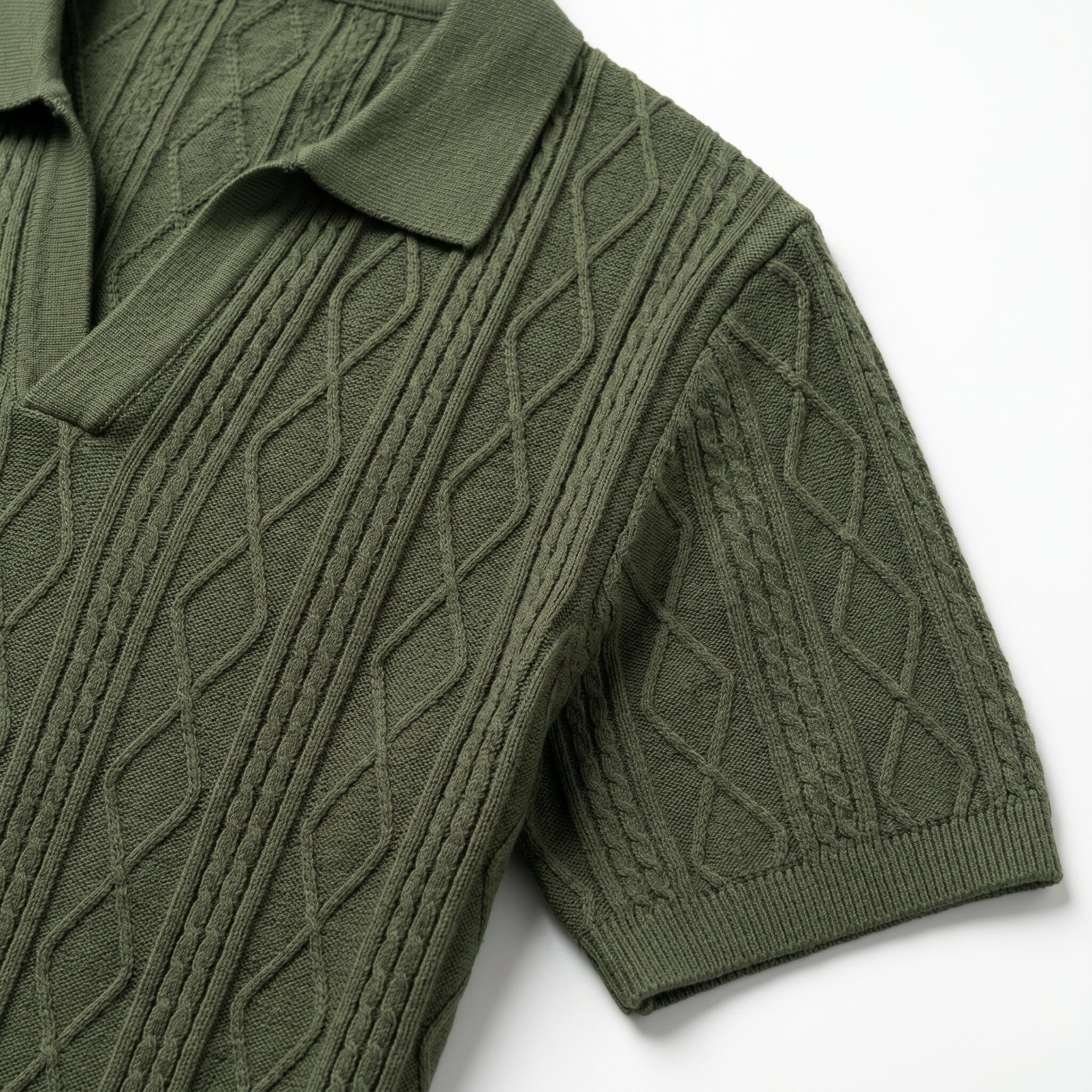 Polo Retro Riviera – Textura Premium y Estilo Transpirable