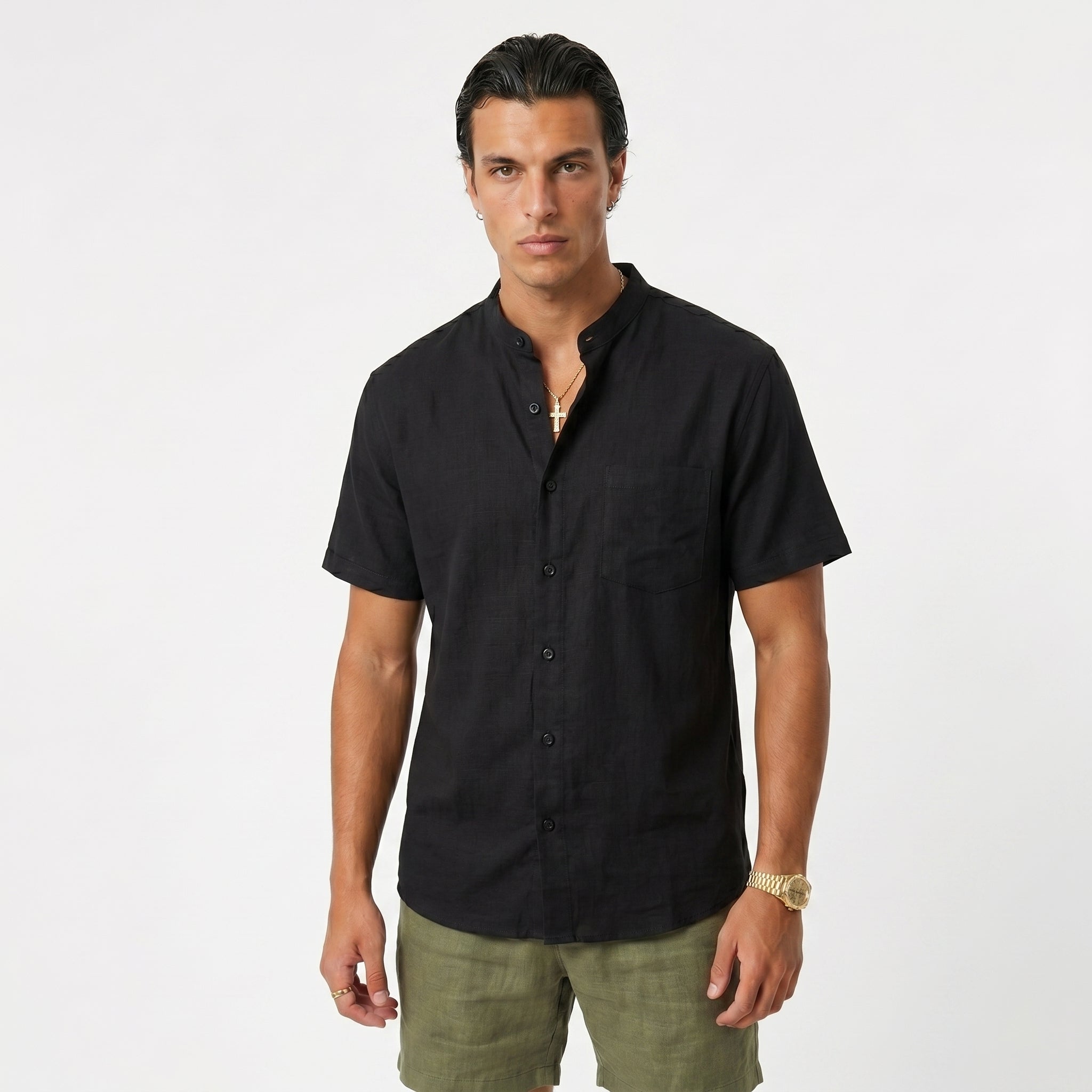 Camisa Signature Resort en Algodón Premium
