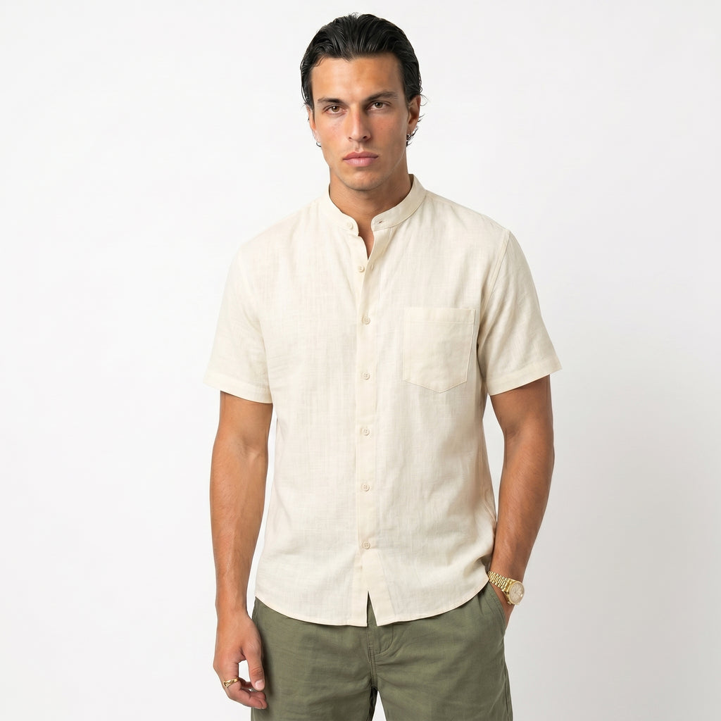 Camisa Signature Resort en Algodón Premium
