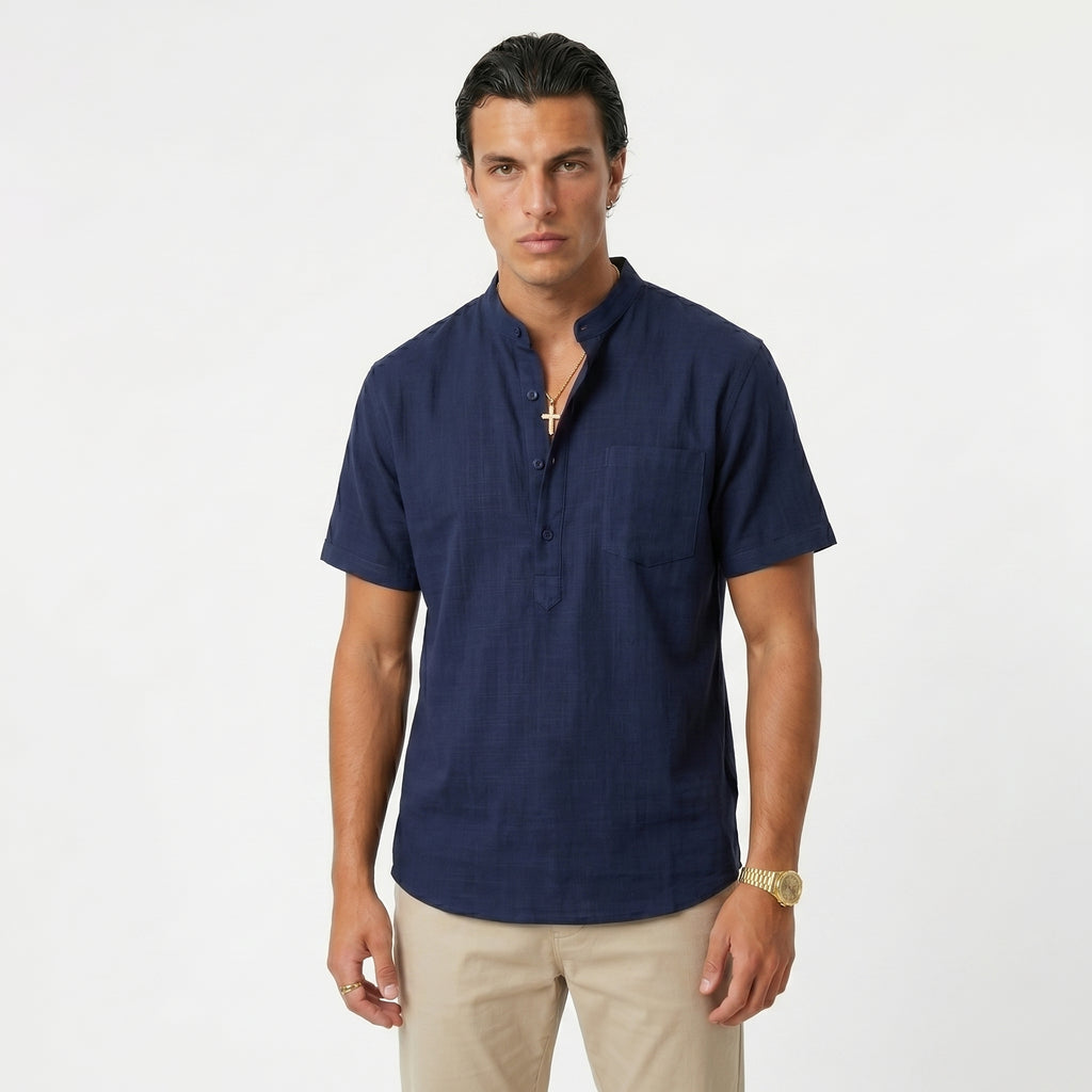 Camisa Signature Resort en Algodón Premium