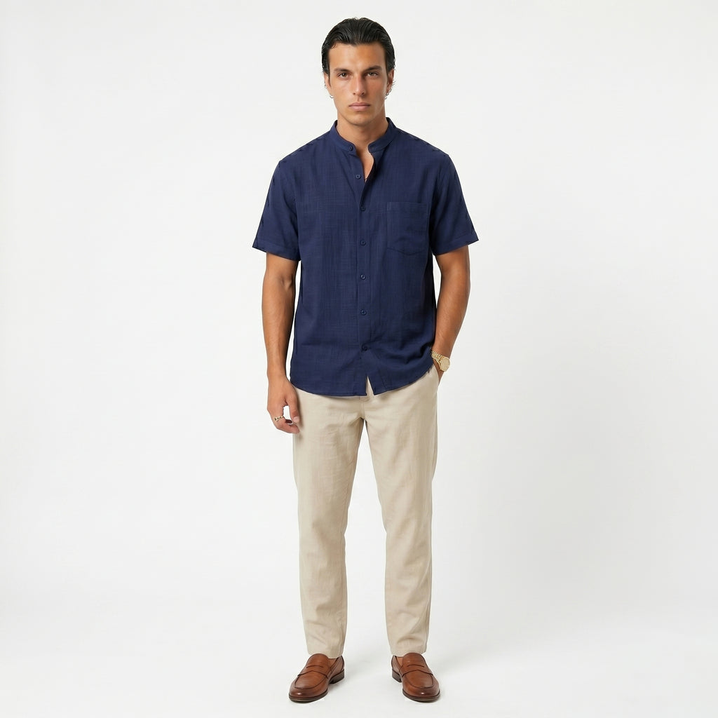 Camisa Signature Resort en Algodón Premium