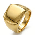 Anillo Sello Heritage: Minimalismo Atemporal.