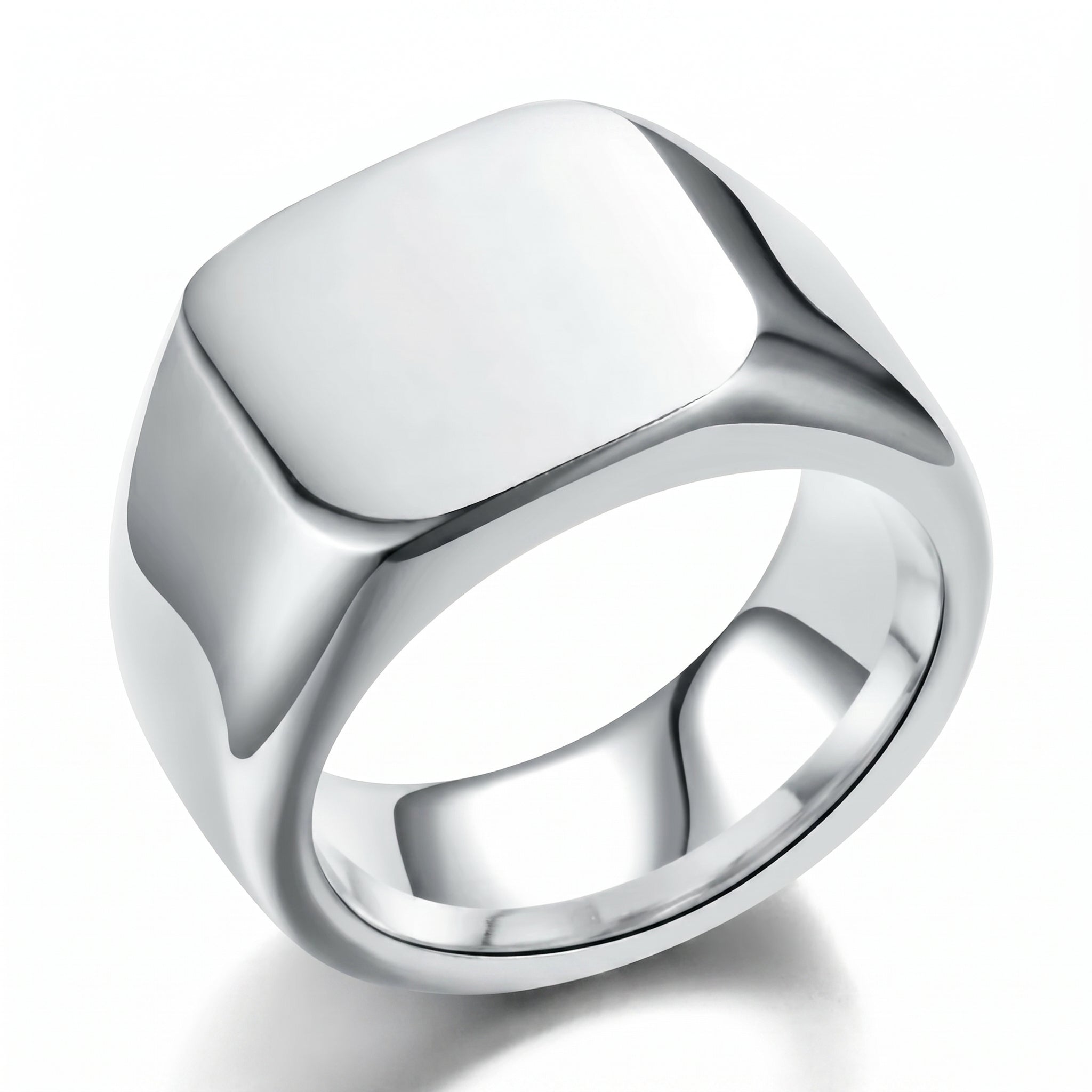 Anillo Sello Heritage: Minimalismo Atemporal.