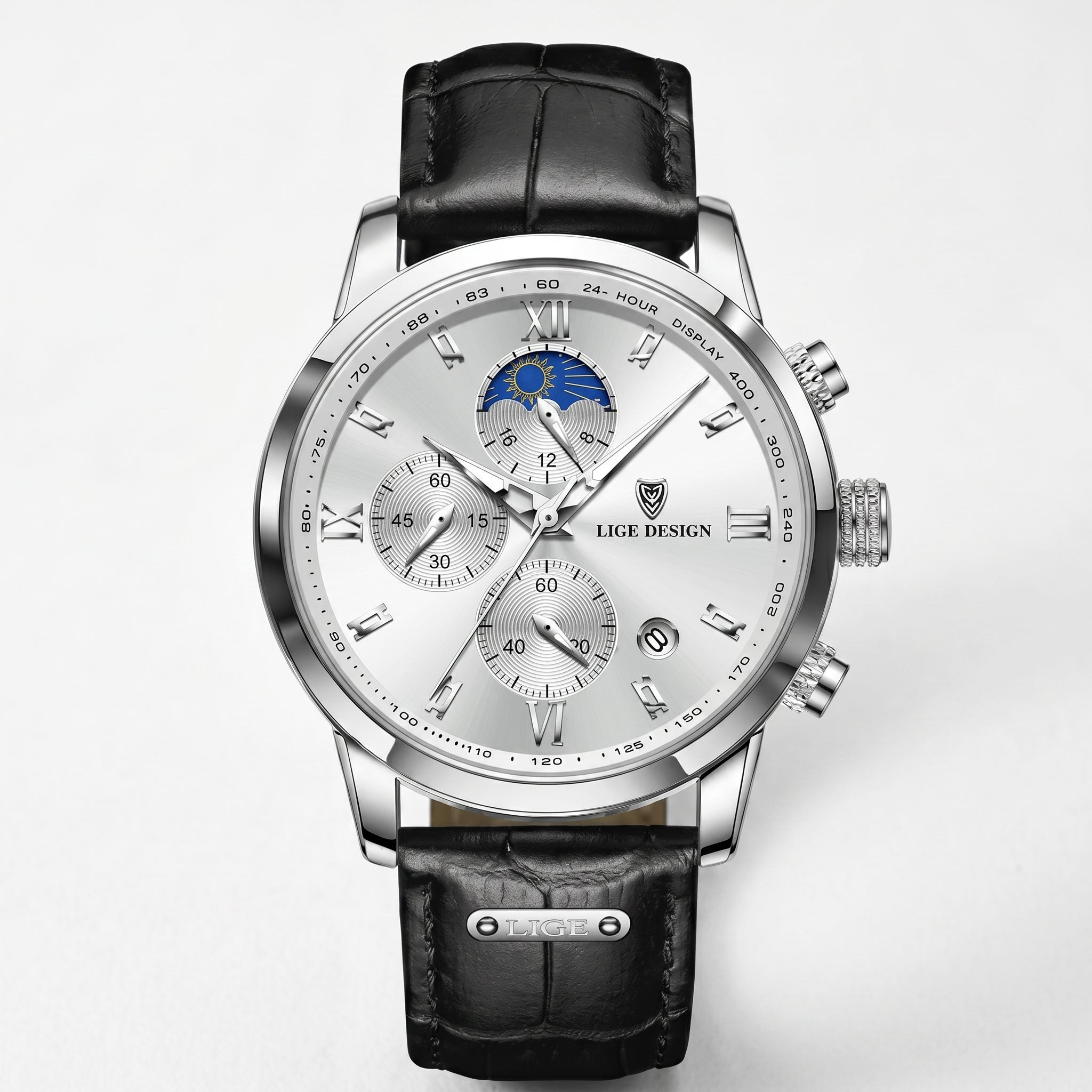 Reloj Quartz Elite – Multifunción y Estilo Premium