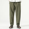 Pantalones Essential Linen Straight Trouser