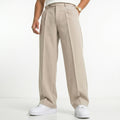 Pantalón ancho con caída ligera – estilo holgado
