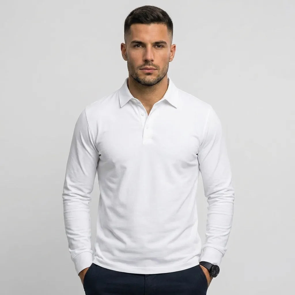Guillermo™ | Polo Casual de Manga Larga