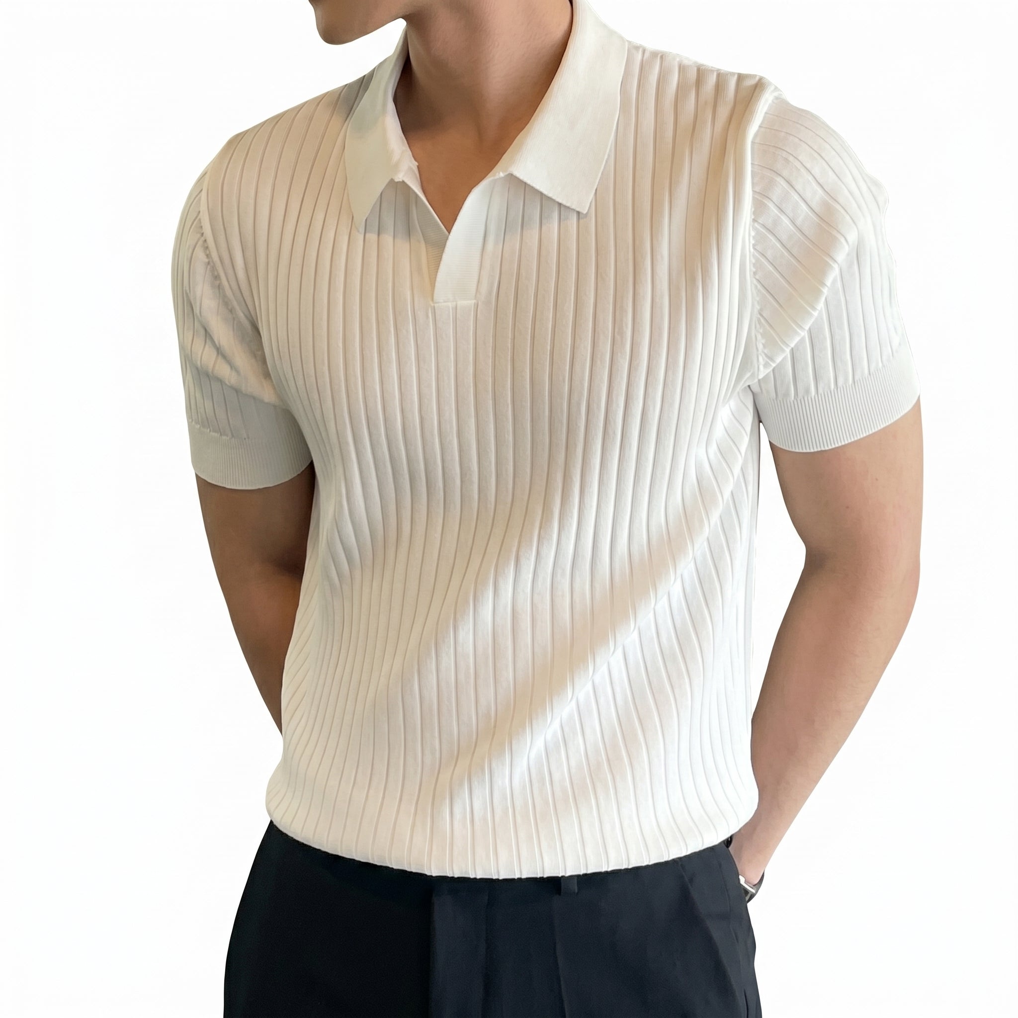 Polo Premium de Textura Estructurada