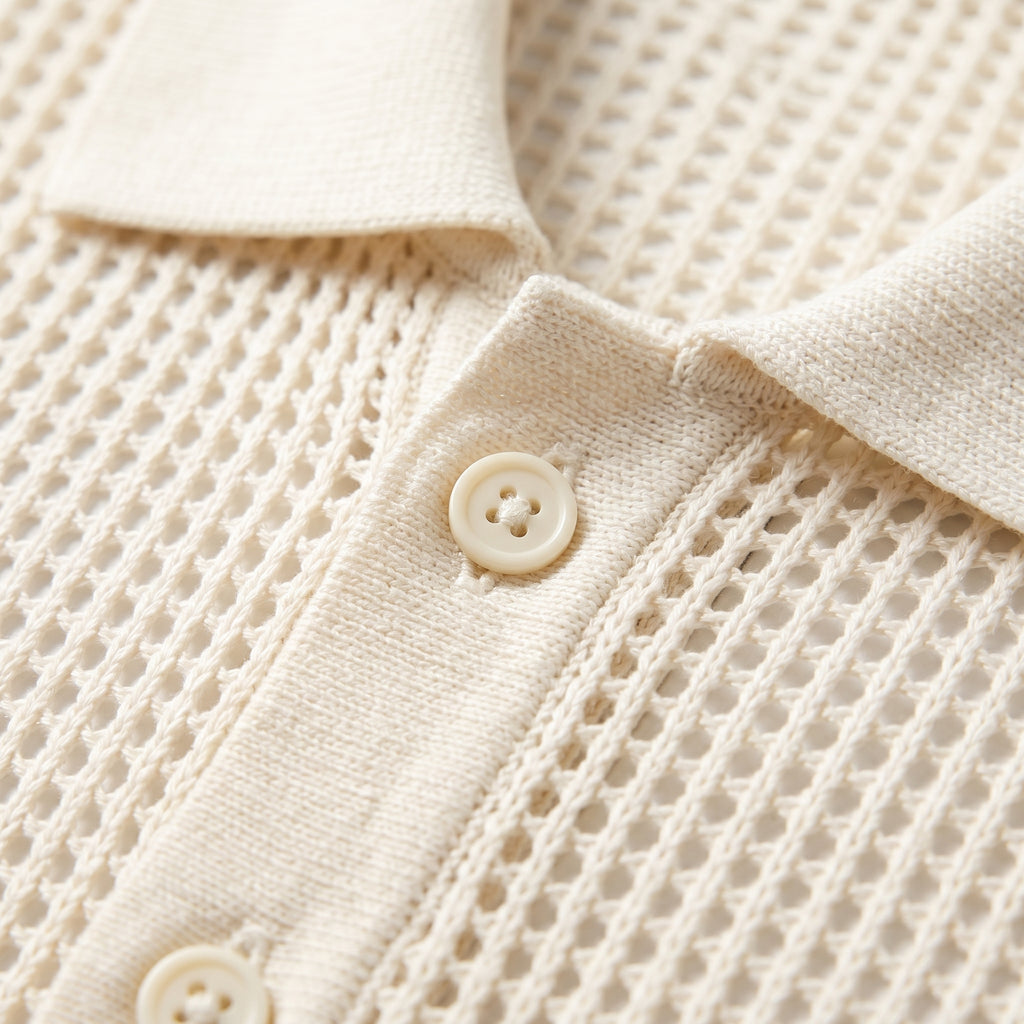Camisa Playera Slim Fit - Estilo veraniego