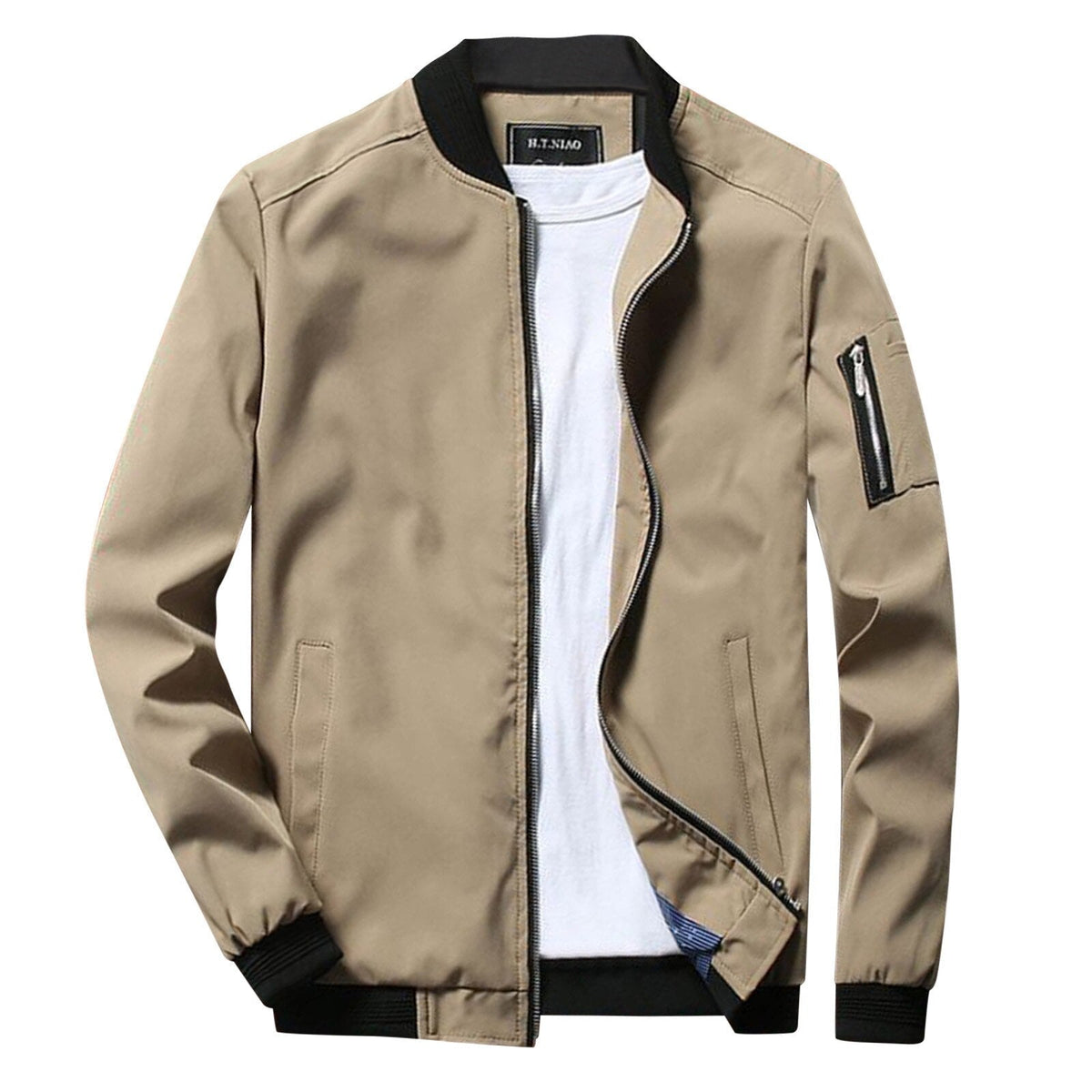 Lightweight Mid-Season Bomber Jacket
