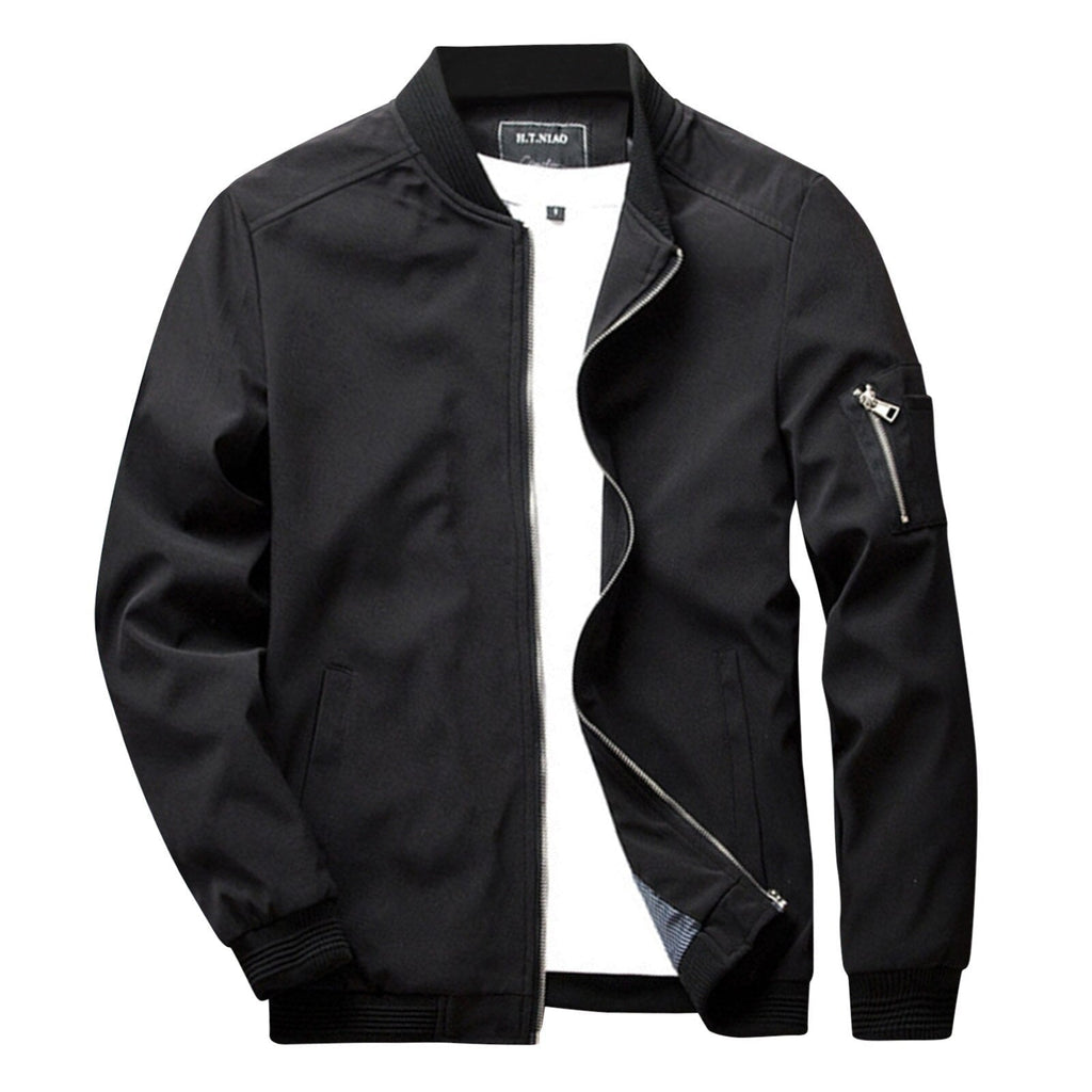 Lightweight Mid-Season Bomber Jacket