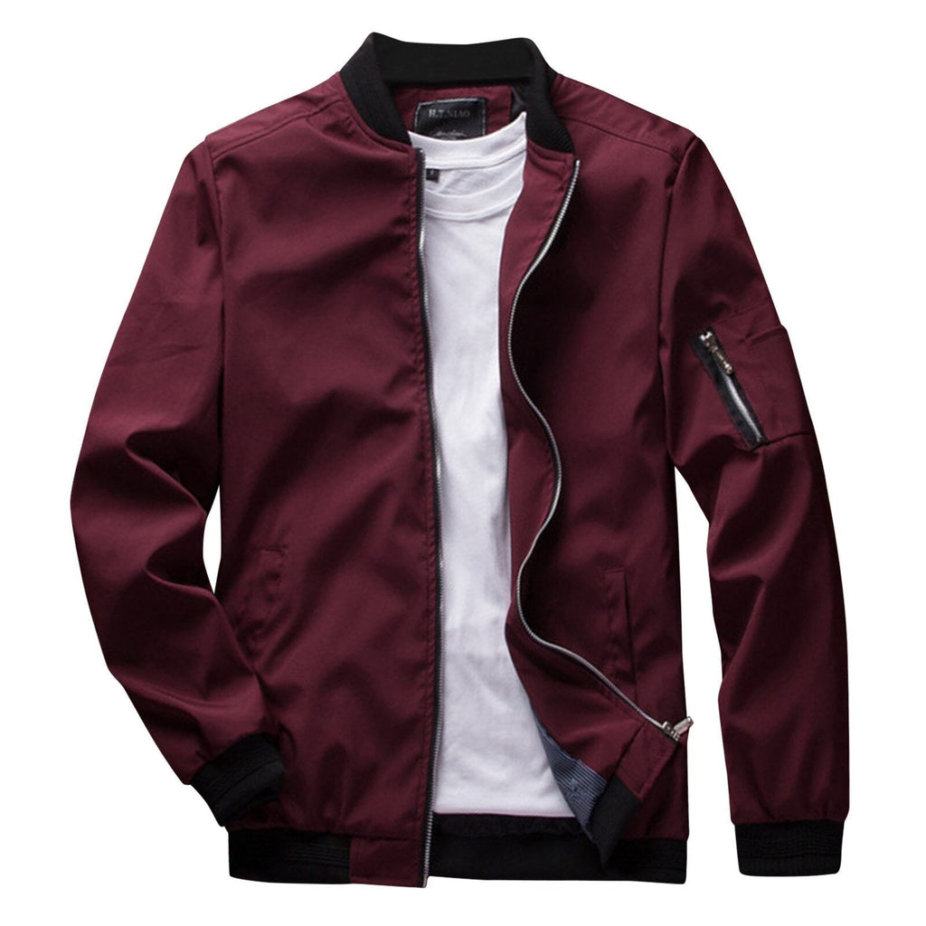 Lightweight Mid-Season Bomber Jacket